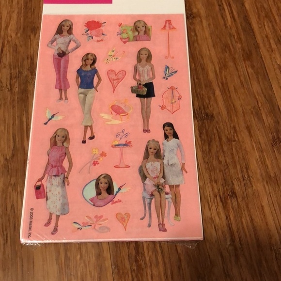 NWT Bundle of 4 packages of Barbie Stickers (2 sheets/ package) - Picture 8 of 12